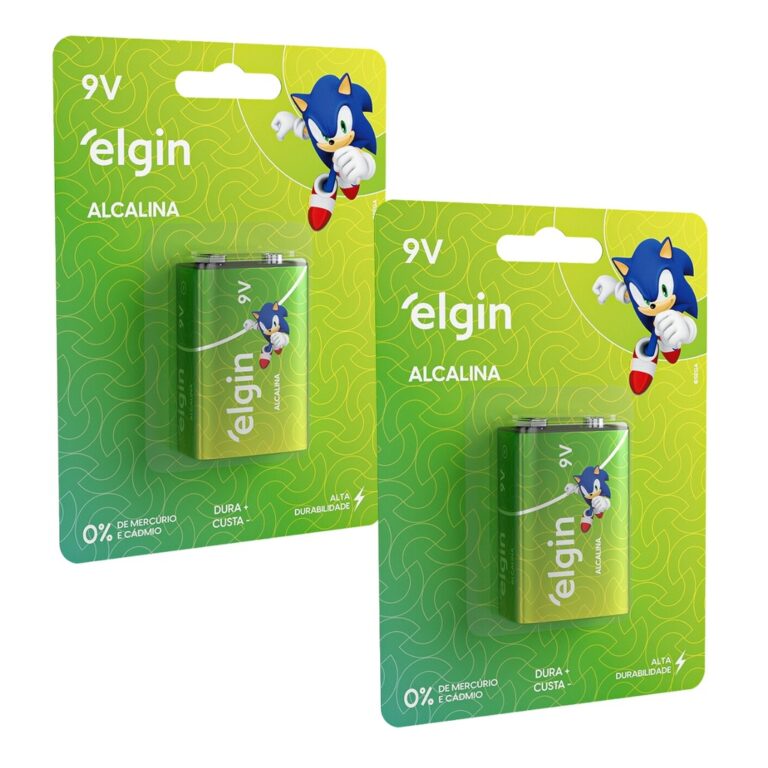 Kit 2 Bateria Pilha Alcalina 9v Sensor Brinquedo R