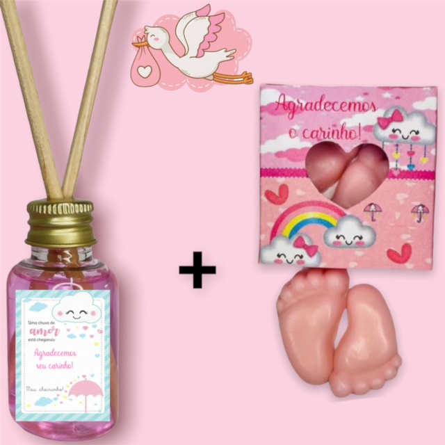 Kit 40 Lembrancinhas Para Chá de Bebê, Maternida