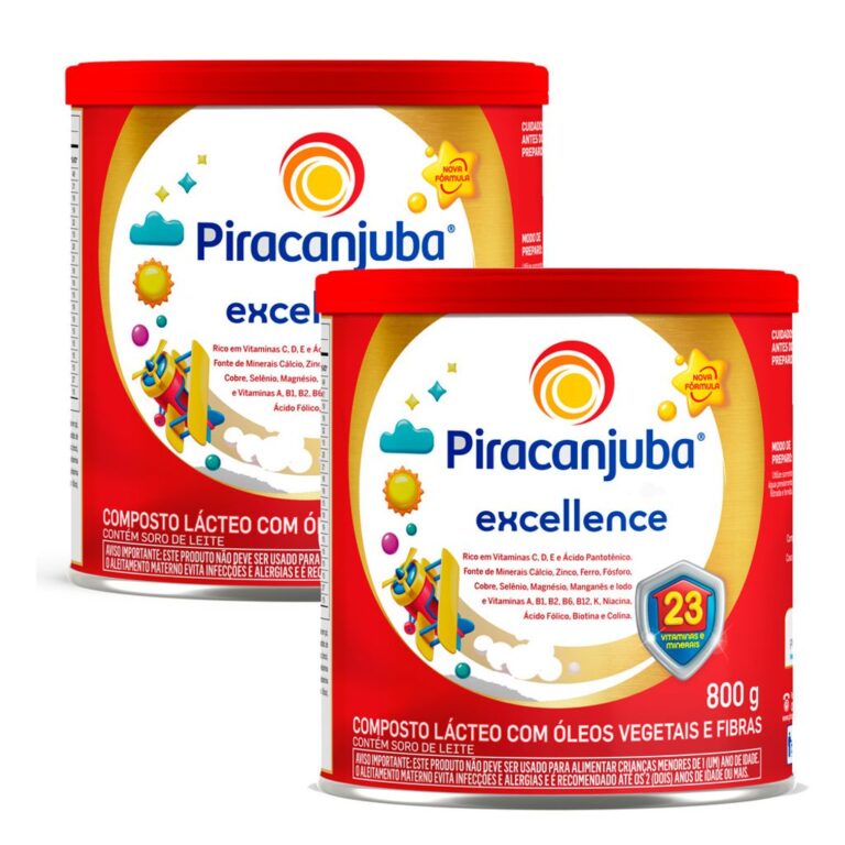 Kit 2 Composto Lácteo Piracanjuba Excellence Lata