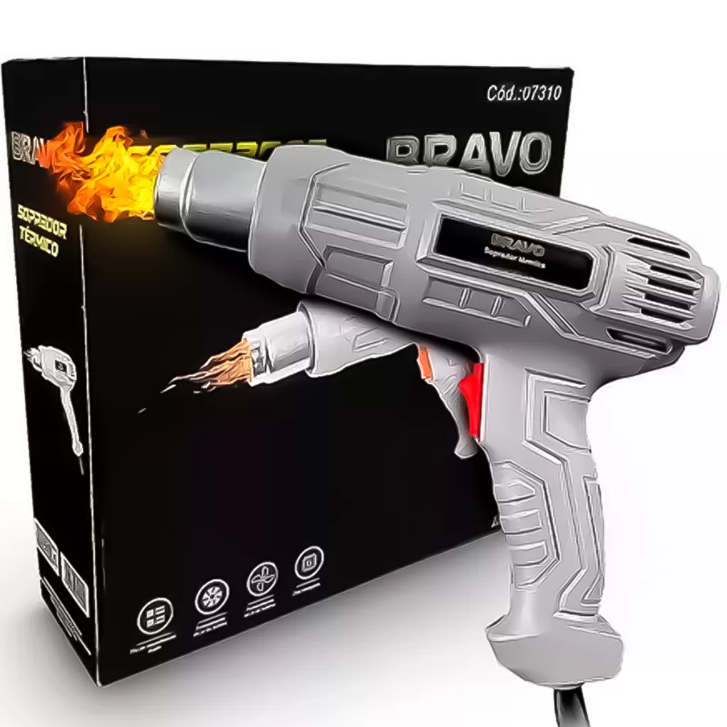 Soprador Térmico 110 – 220v Para Secagem Remoção De Tinta Original Profissional