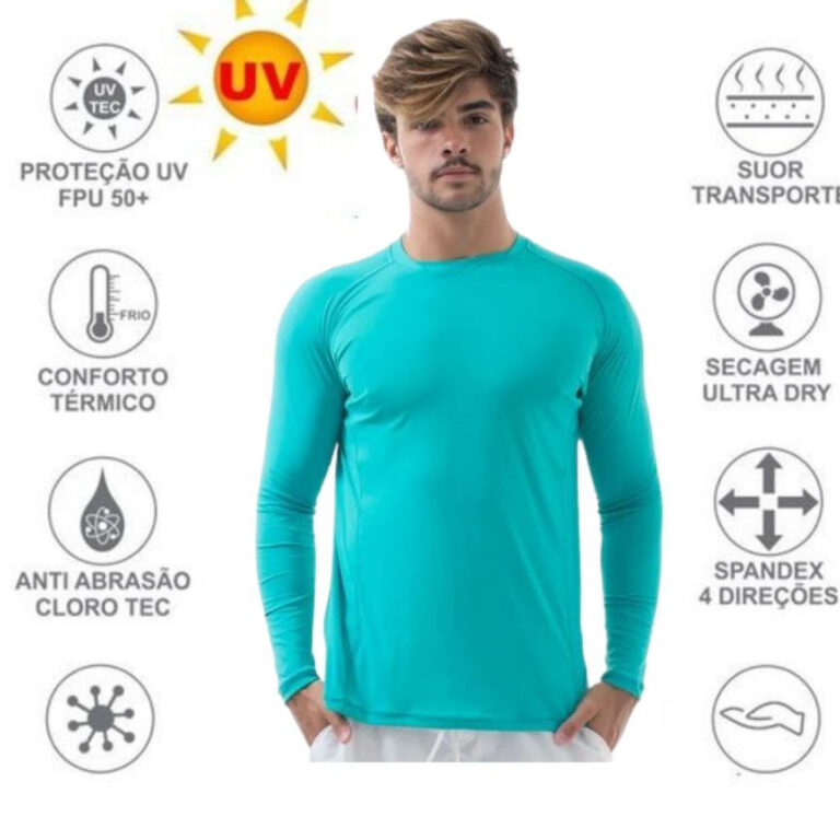 Camisa Térmica UV Slim com Proteção Solar FPS 5