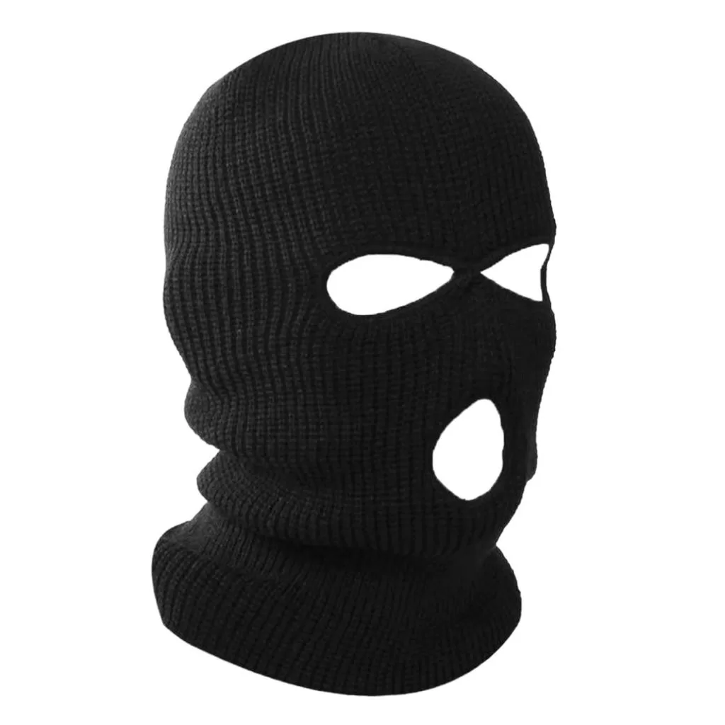 Touca Ninja Motoqueiro Militar Balaclava 3 Furos Frio Inverno