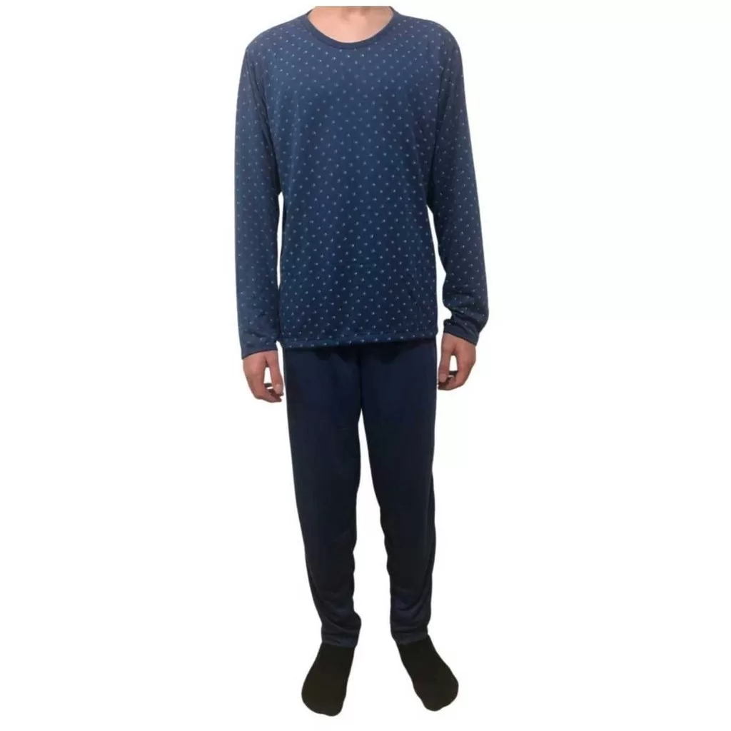 Pijama Inverno Masculino Adulto Estampado