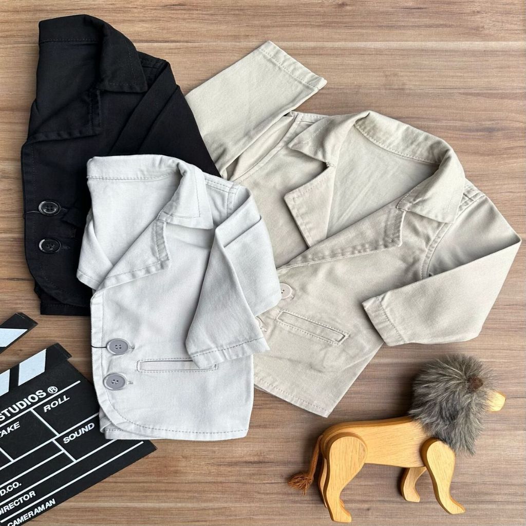 Blazer De Sarja Social Casamento Batizado Infantil Menino Confortável Envio Já