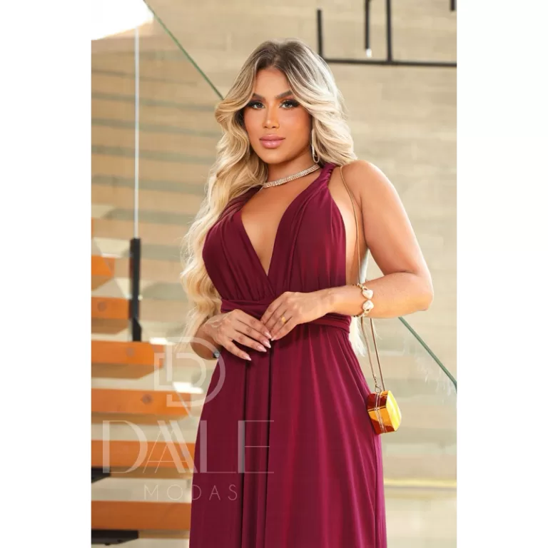 vestidos feminino longo várias  formas de amarrar