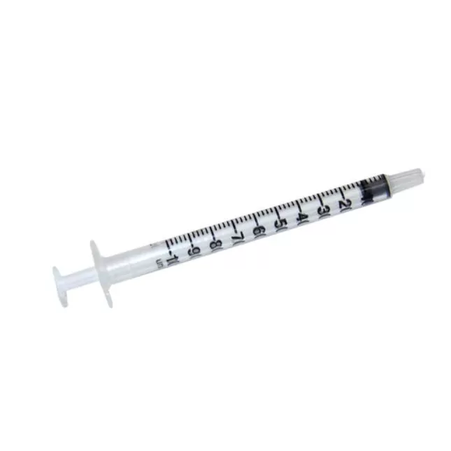 Seringas de 1ml 100UI Sem Agulha Luer Slip (Liso) 