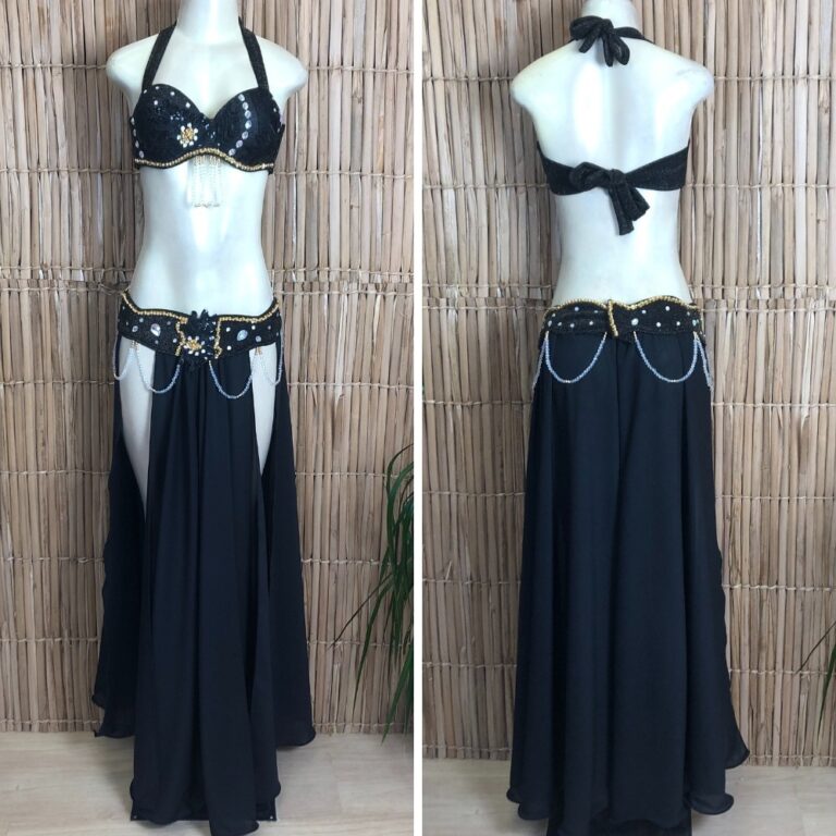 [Liquidação] Dança do Ventre Traje Bordado Comp