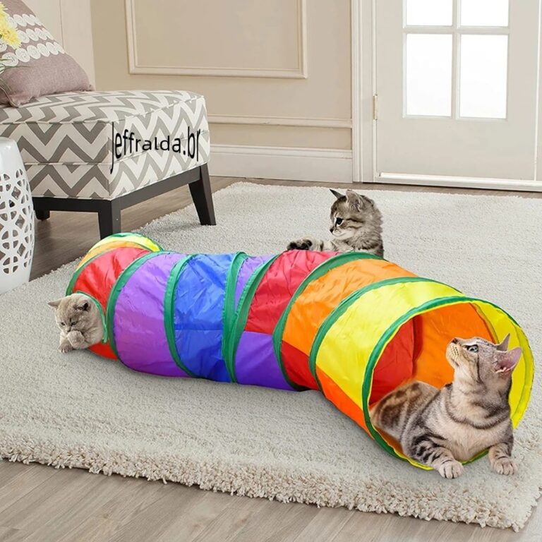 Brinquedo Para Pets Túnel Labirinto Para Gatos Co