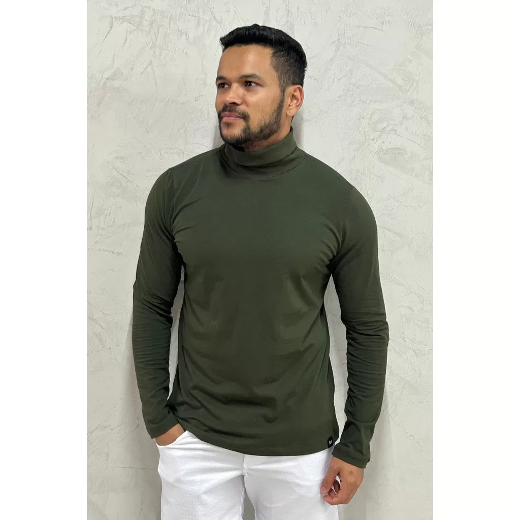 Blusa Masculina Cacharrel Malha Verde