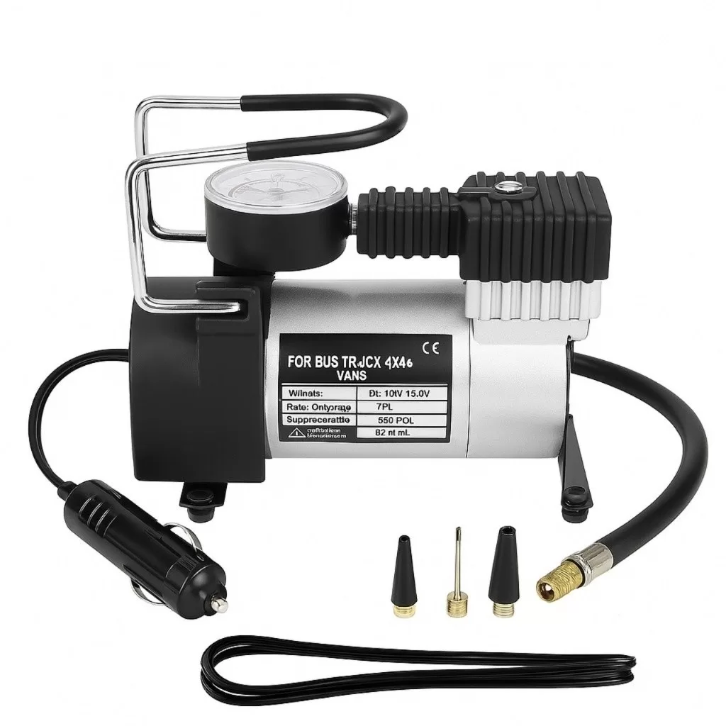 Compressor De Ar Veicular Profissional Portátil 12v 150 PSI Carro Caminhão Van Ônibus