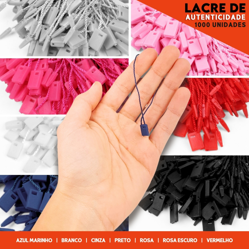 Lacre De Autenticidade 1000 Unidade Para Artesanato Tag  – Roupa – Varias Cores – BNVT