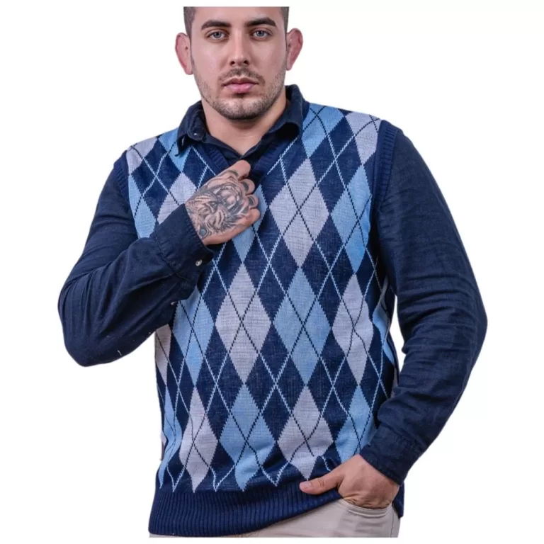 Colete Masculino Premium Tricot Pullover Social Go