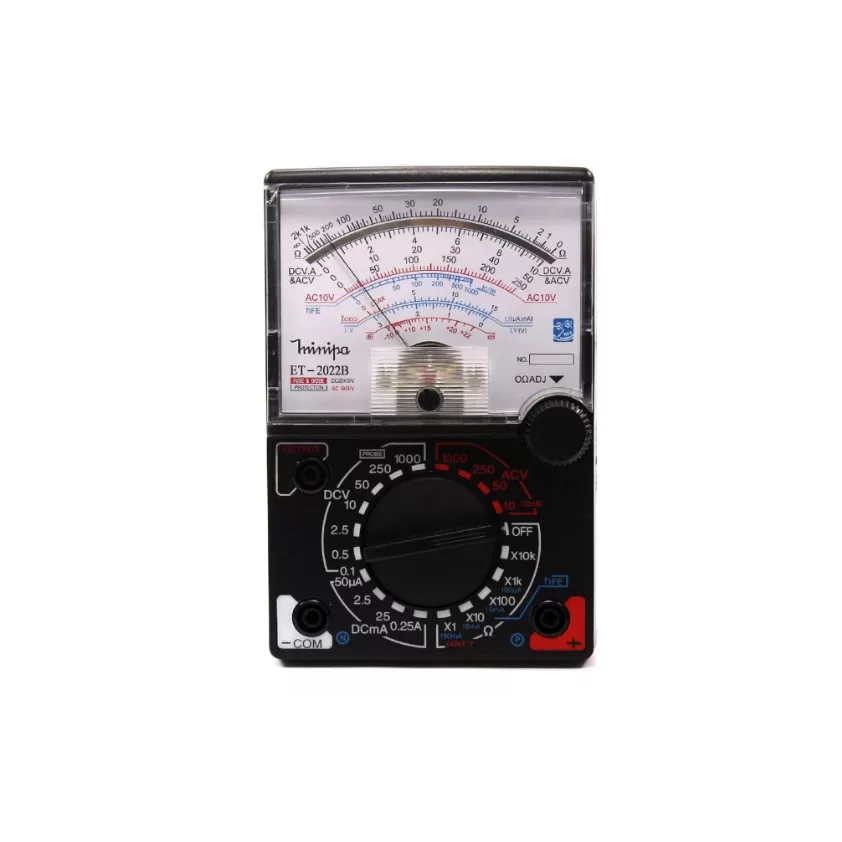 Multimetro Analógico Minipa Et-2022b Bateria E pontas