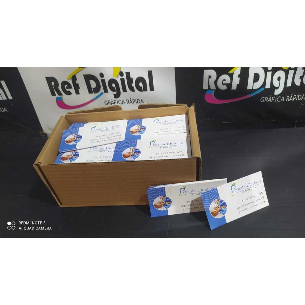 Cartão de Visitas  1.000 und ENVIE SUA ARTE