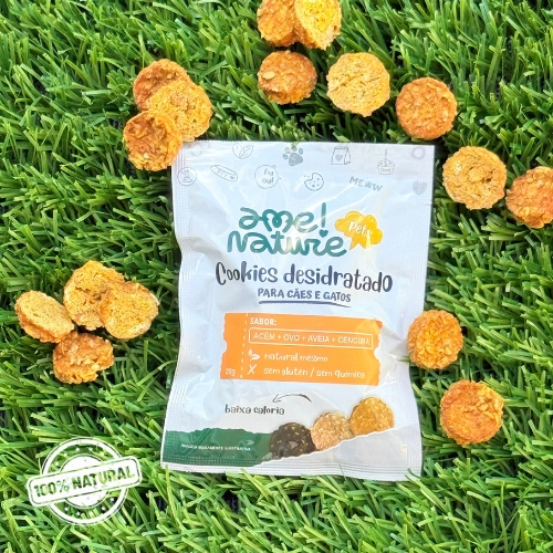 Mini Petisco 100% Natural para Cães e Gatos ̵