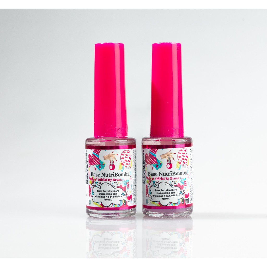 Fortalecedor De Unhas Nutribomba –  Kit 2 Bases