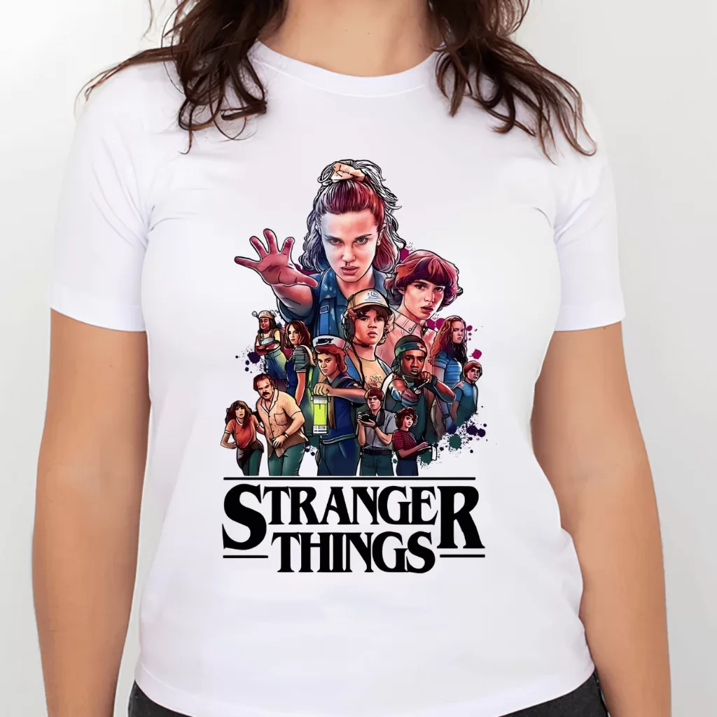 Camiseta feminina Série – Stranger onze eleven – envio imediato