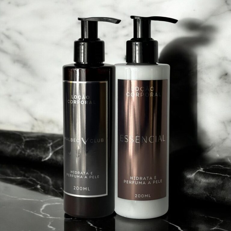 Kit Cheiro de Homem : 02 Hidratantes Corporal para