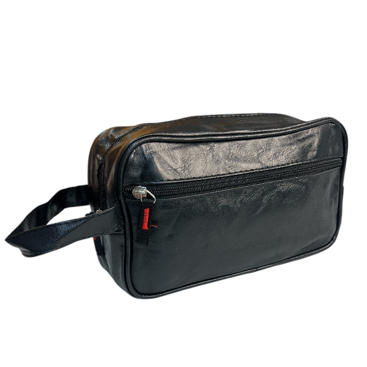 Necessaire Organizadora Bolsa de Mão em Couro Sin