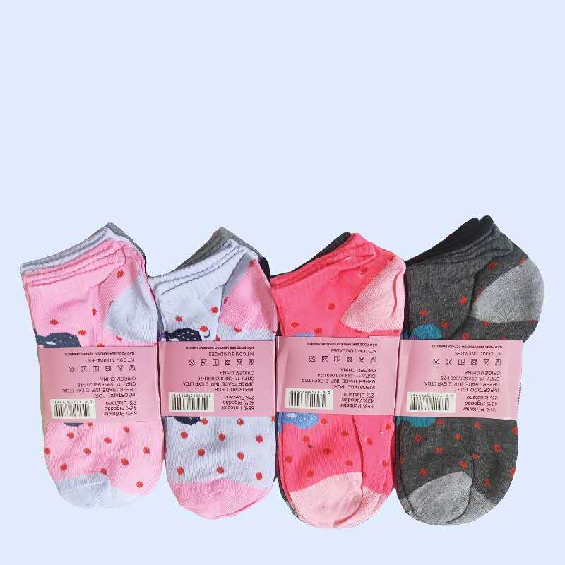 3/6/12 Pares de Meias Curtas Coloridas para Jovens Adultas (Tamanho 31 – 35) – Meias Sudoríparas