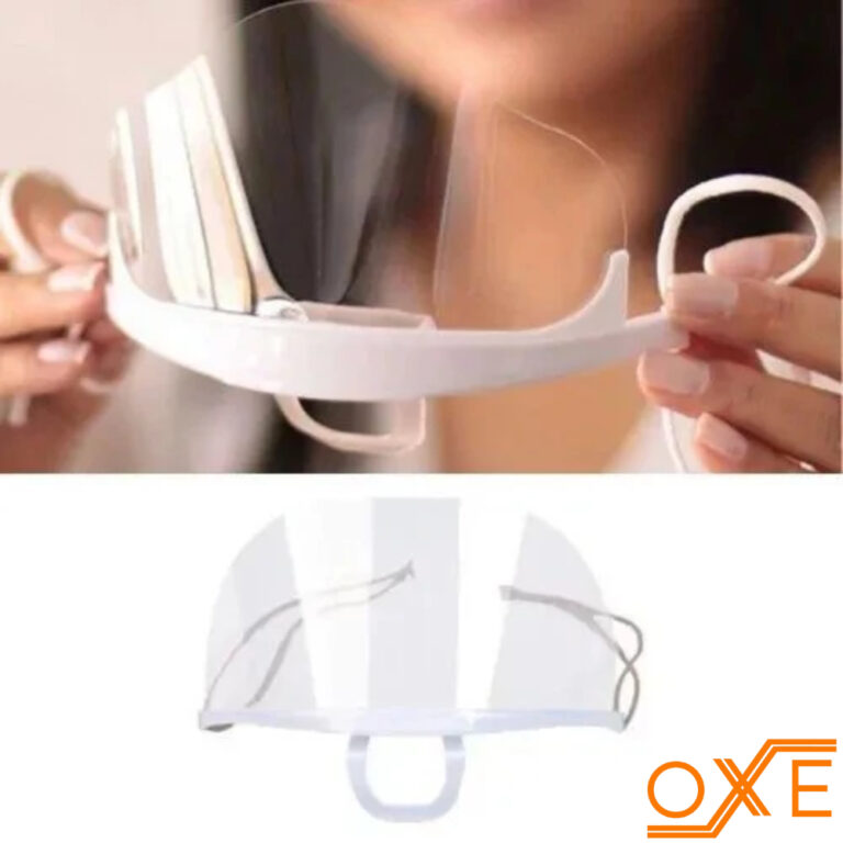 10 Máscaras Acrílica Transparente Estética Maqu