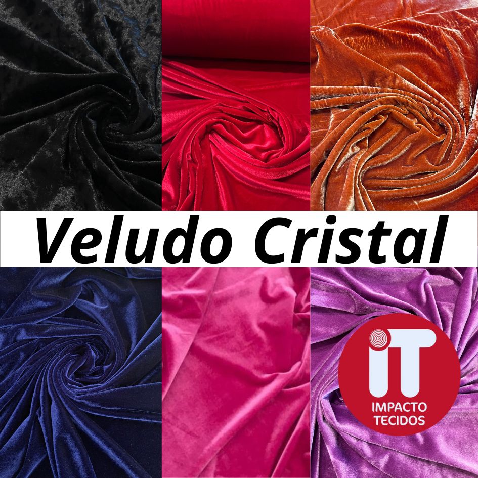 Tecido Veludo Molhado cristal Spandex 1 metro x 1,50 varias cores e o MELHOR PREÇO