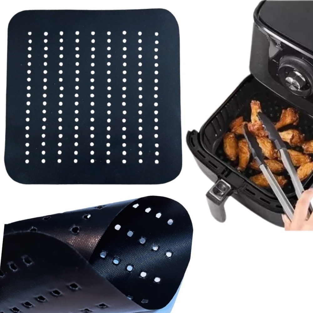 Tapete protetor folha de TEFLON para cesto Fritadeira Sem Óleo Air Fryer 8L, Mondial, – AFN-80-BI