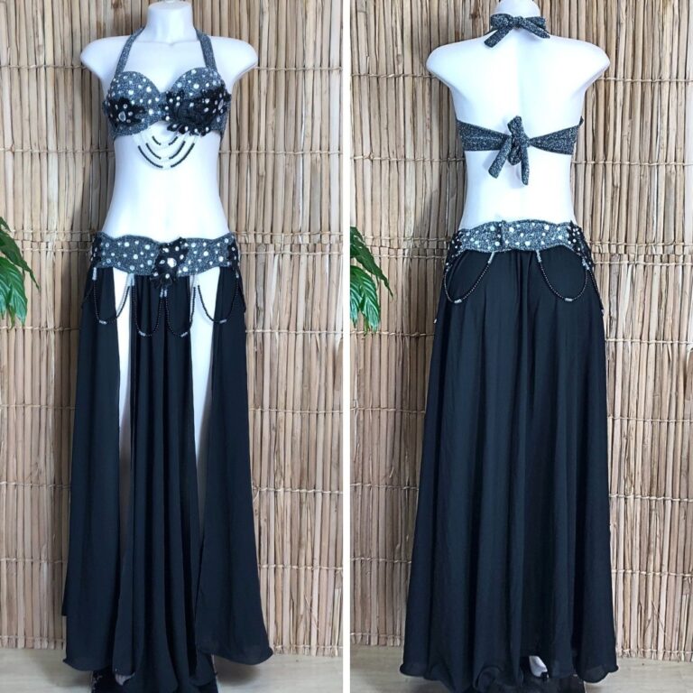 [Liquidação] Dança do Ventre Traje Bordado Comp