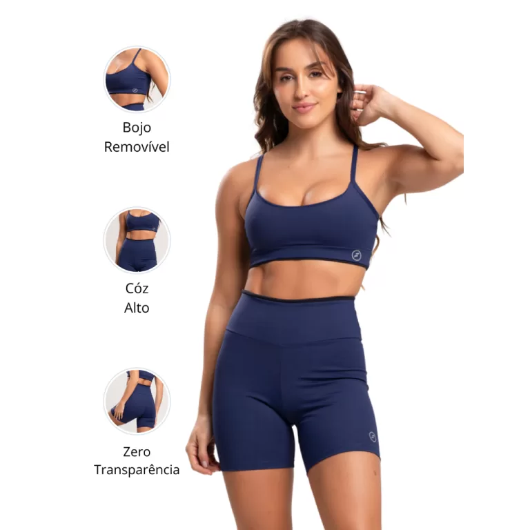 Conjunto Fitness Element Academia Short Top Suplex
