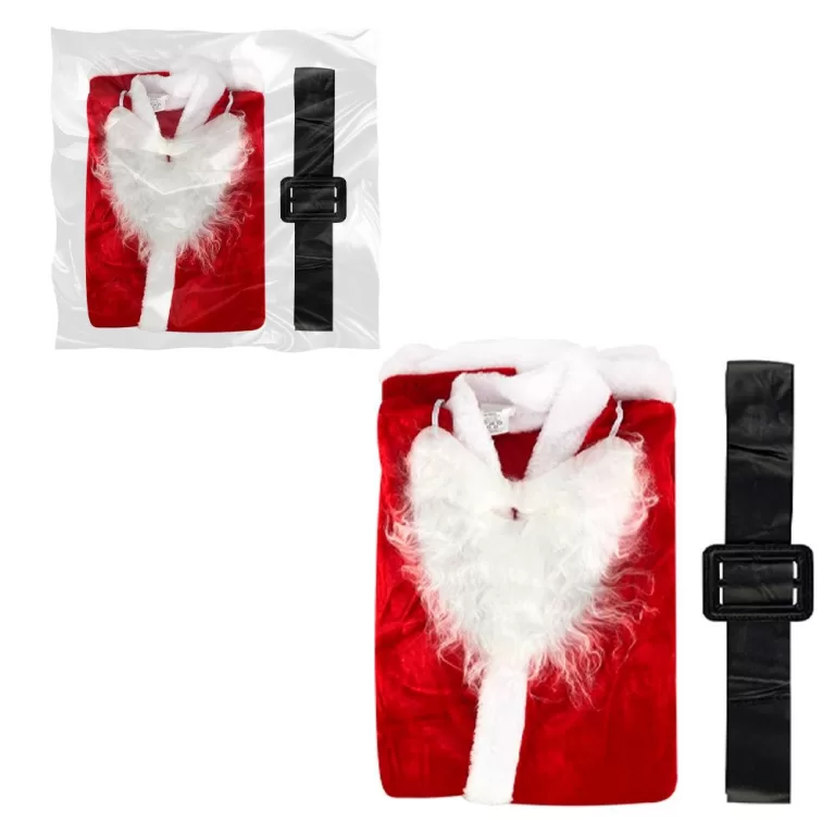 Roupa de Papai Noel Veludo Tamanho Único Com Blus