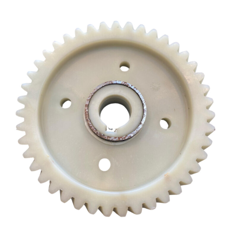 Engrenagem Helicoidal Nylon 43 Dentes Cilindro Bra