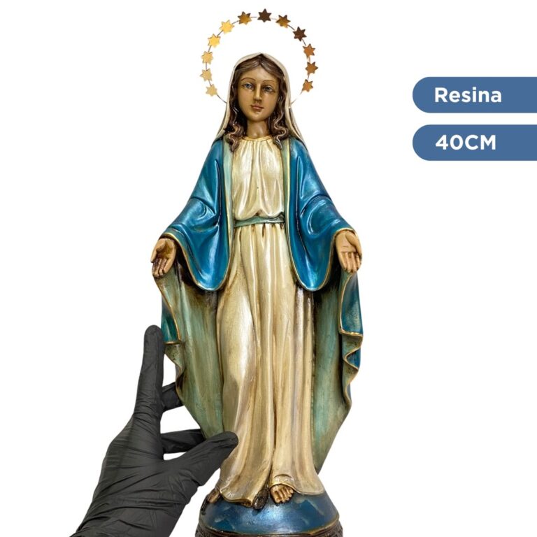 Imagem Nossa Senhora Das Graças Grande Resina C/ 