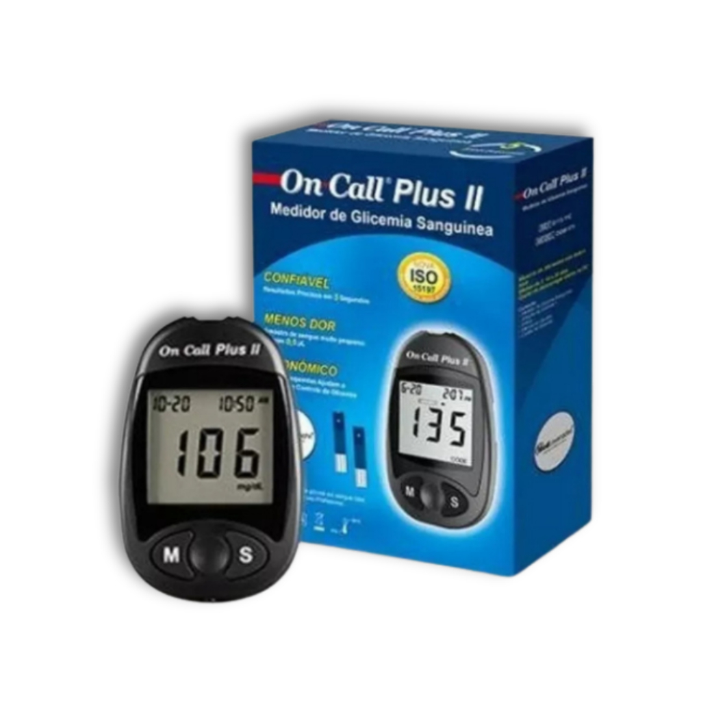 Aparelho Medidor De Glicemia Sanguínea – On Call Plus ll – Somente aparelho