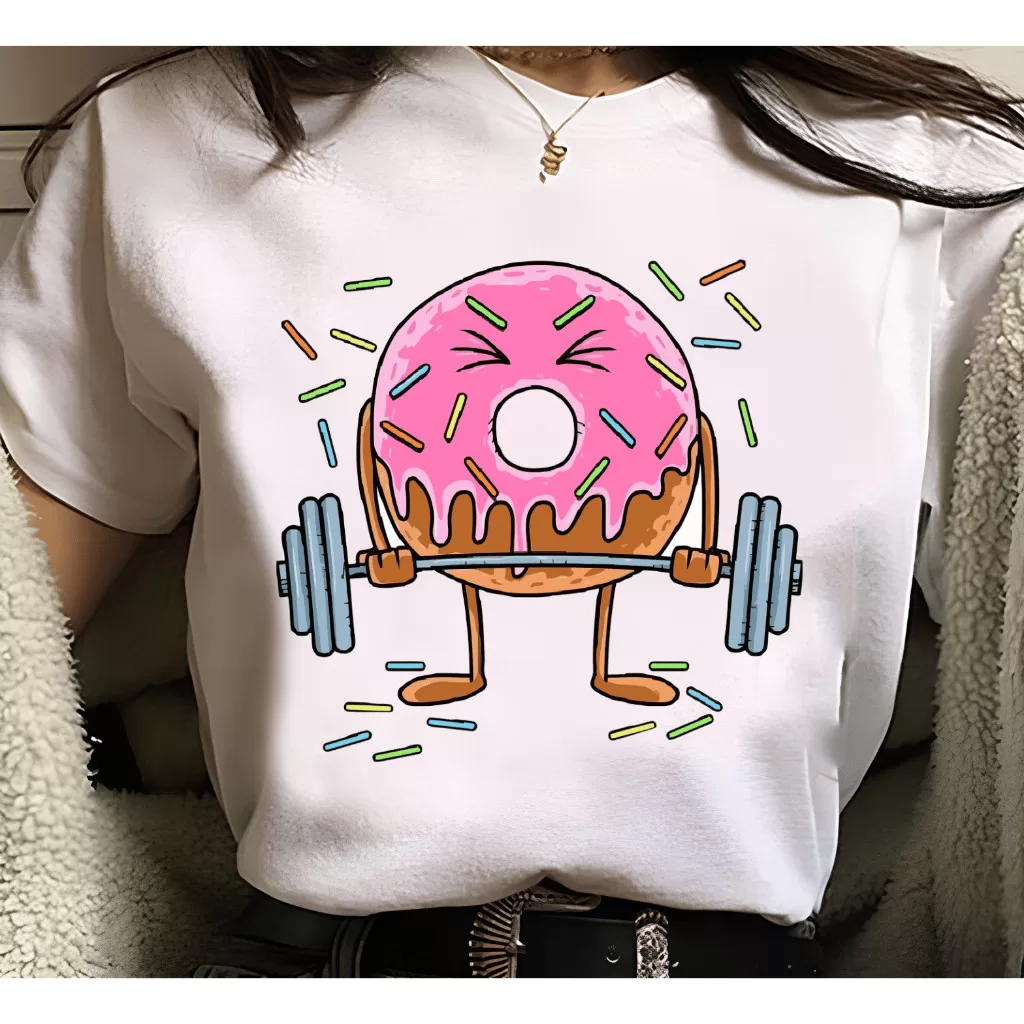 Camiseta Feminina Treino – Donuts Maromba – Academia
