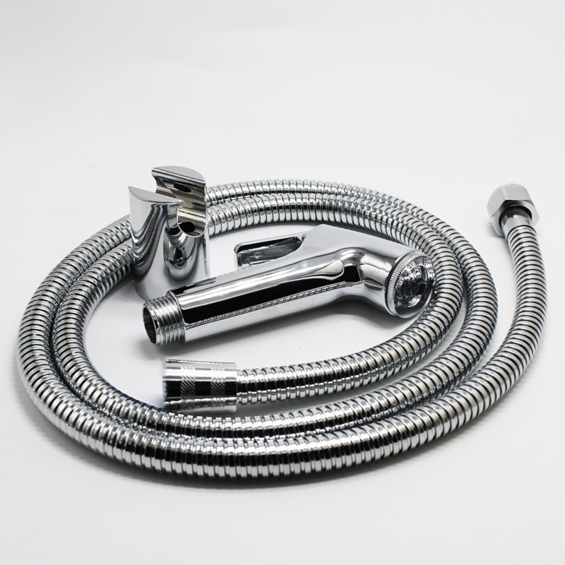 Ducha Higiênica Para Banheiro Completa Luxo Inox núcleo da  1,2m Chuveirinho Privada