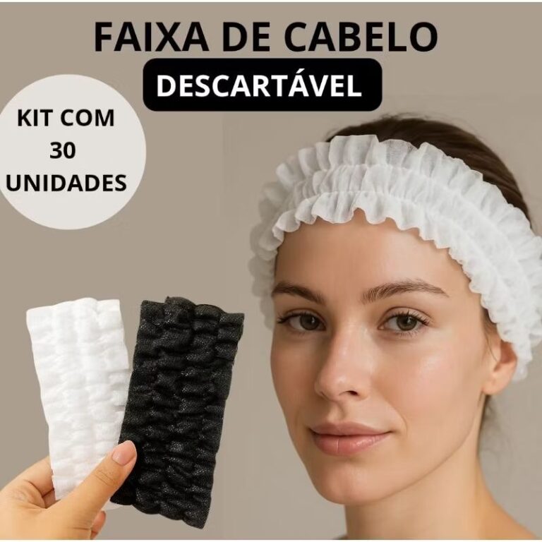 Kit Faixa para Cabelo Descartável