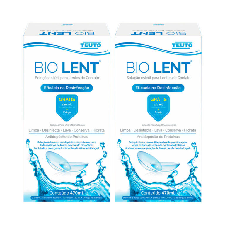 Kit 2 und Bio Lent Solução Lente de Contato 350m