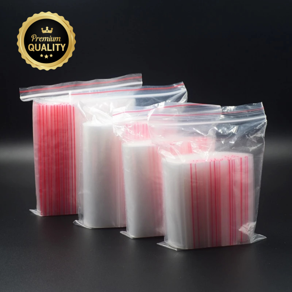 Saco Zip Hermético C/ 100 Unidades – Abre Fecha Alimentos Livre BPA Free