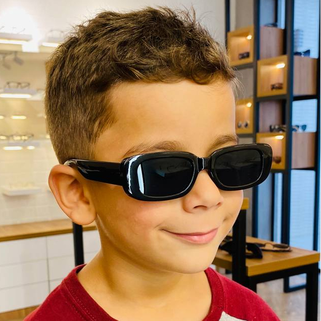 Óculos de Sol Retangular Infantil Trend Tik Tok