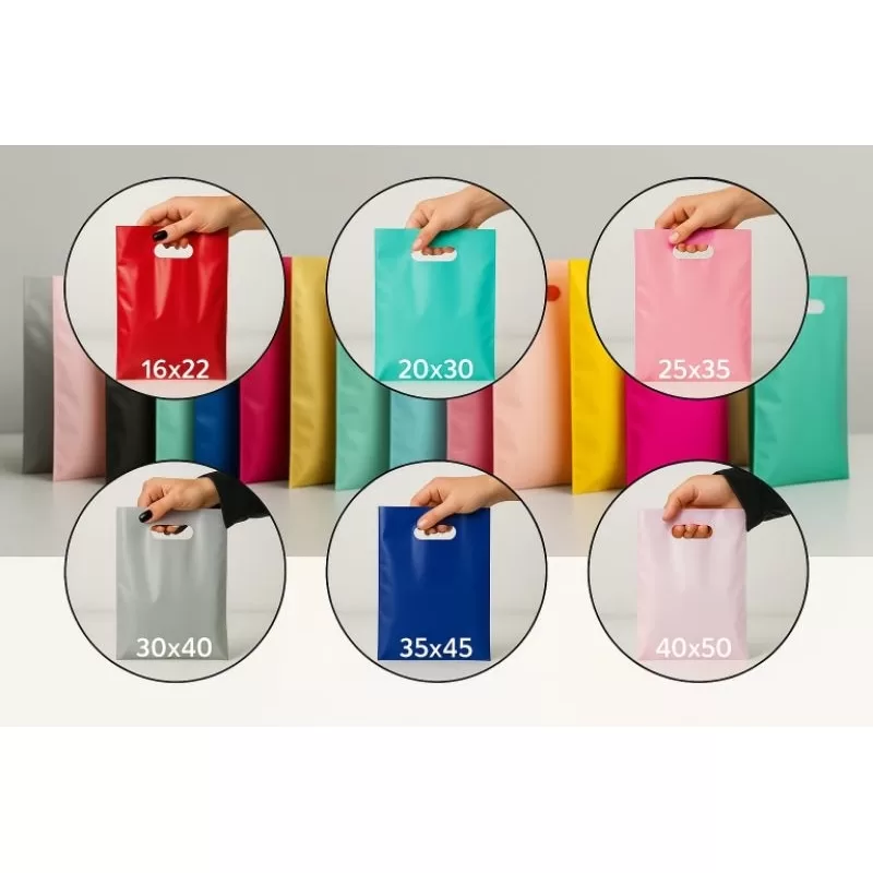 Sacolas Plásticas c/ 100 und – 16×22 / 20×30 / 25×35 / 30×40 / 35×45 / 40×50 – Sacola Reforçada Prem