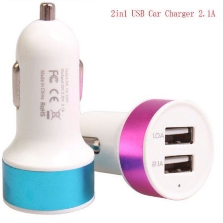 Carregador para Celular Veicular Carro Fonte 2 ent