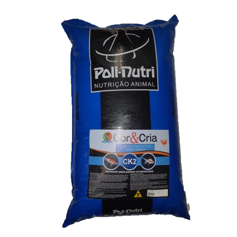 Ração de peixe p/ peixes Médios-15kg Polinutri 