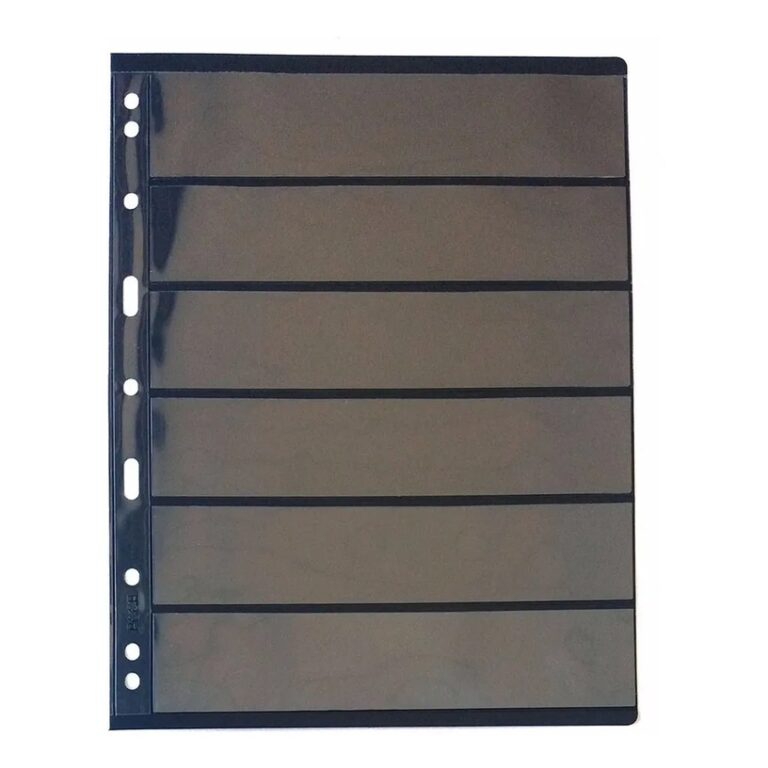 10 Folhas Para Selos Selo Acetato Pccb 6 Divisões