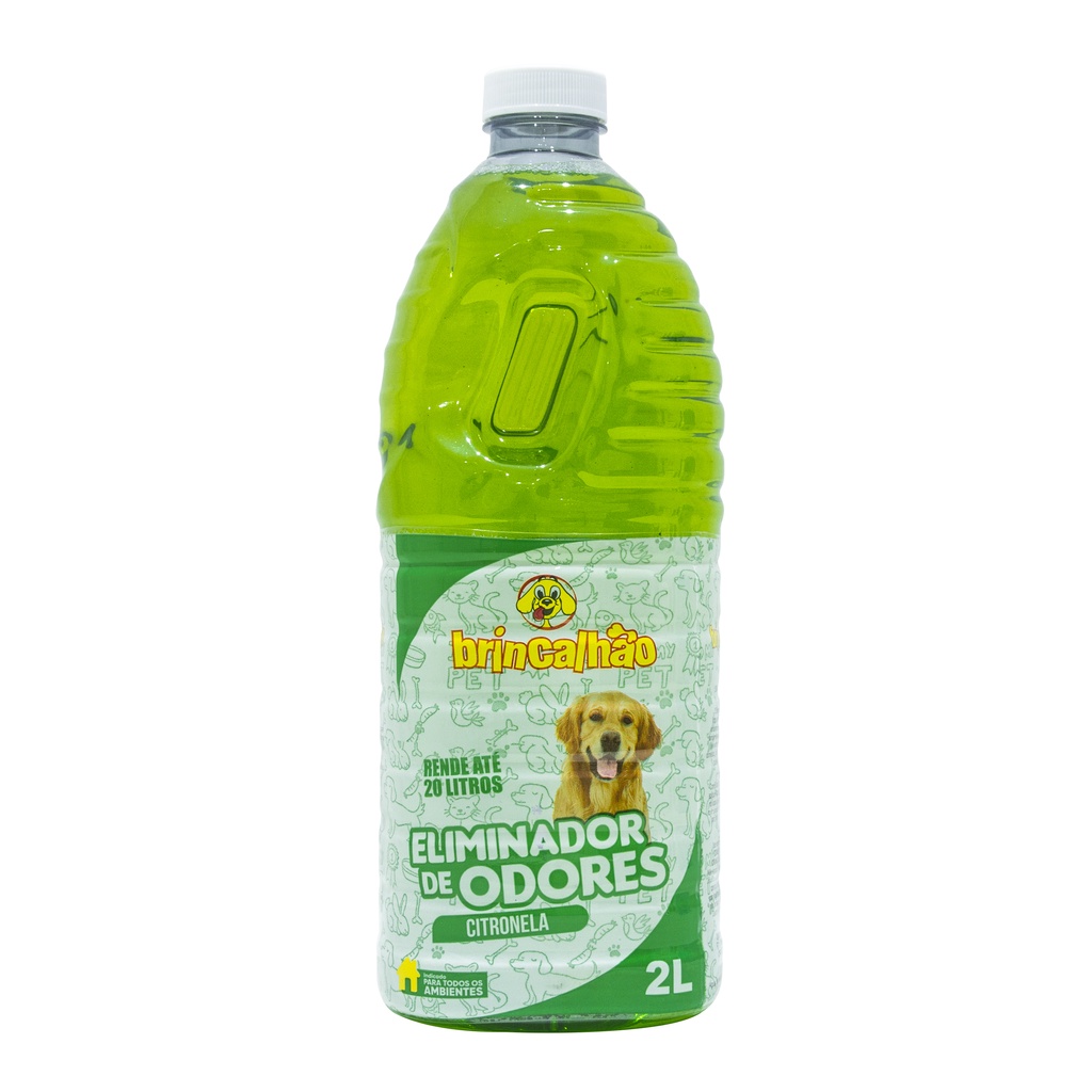 Desinfetante Eliminador de Odores Citronela Brincalhão 2 Litros