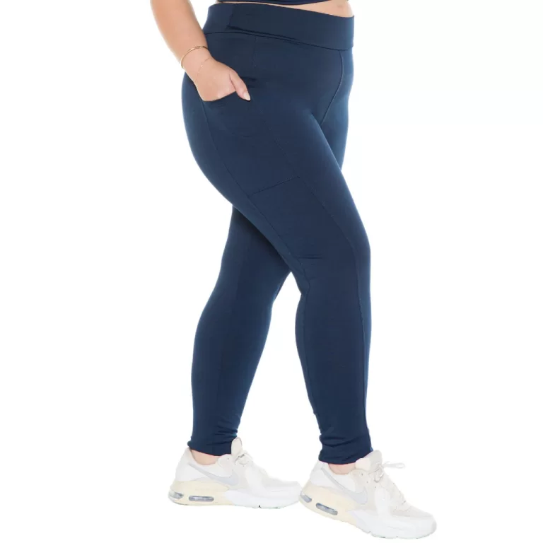 Calça Legging Plus Size Feminino Confortável Com