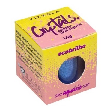 Ecobrilho Crystals Aquário Vizzela Vegano