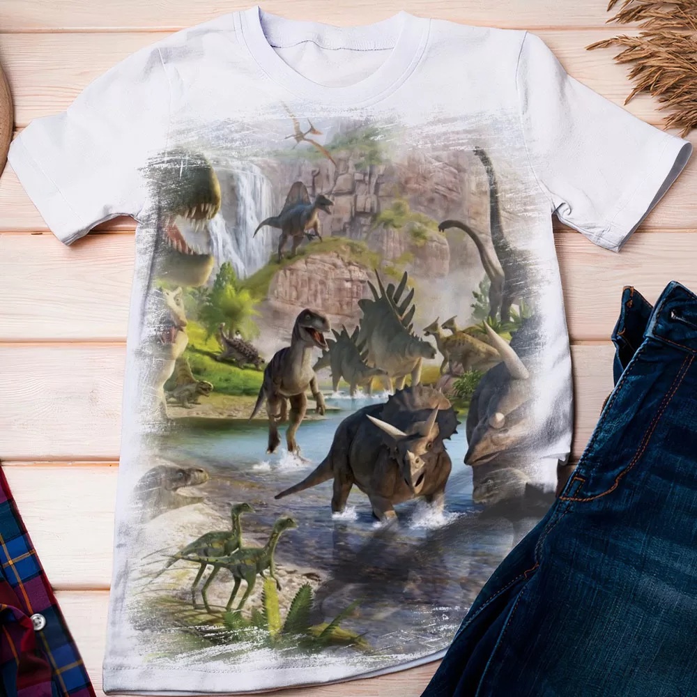 Camiseta Dinossauros Varios Da Especie – Dicelli
