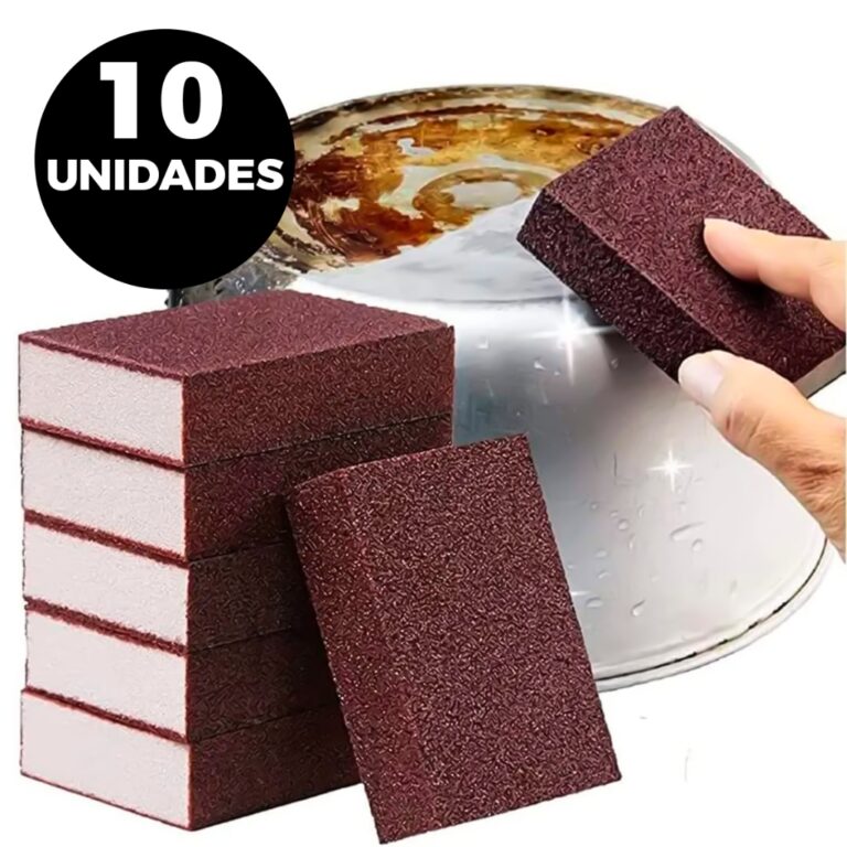 Kit Esponja Magica 10 Unidades Tira Manchas Riscos