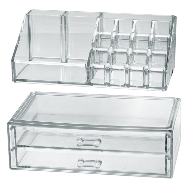 Organizador de Maquiagem Acrílico Transparente 16