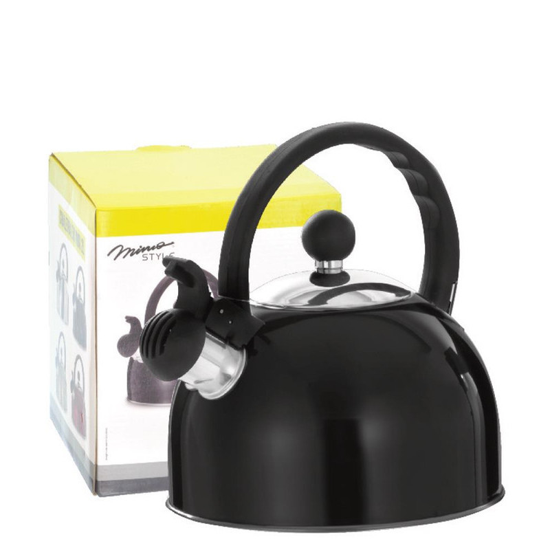 CHALEIRA 2L INOX PRETO